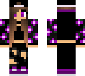 purple tomgirl w/ flowers