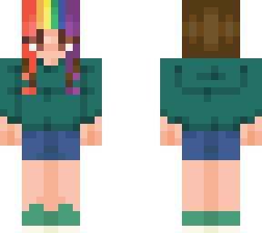 rainbow bangs