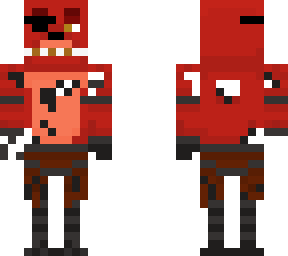 fnaf foxy | Minecraft Skins