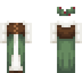medieval christmas ob 1.4 green and brown