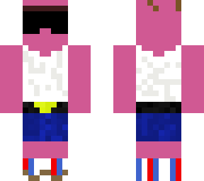 pink man