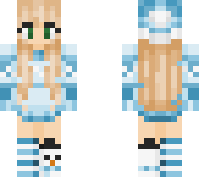 blond sweater girl