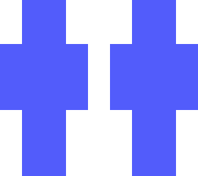 blue man