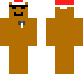 orange man christmas hat