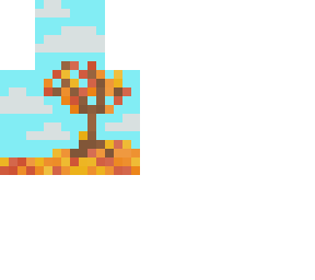 an autumn pixel art in december??? ~ ce