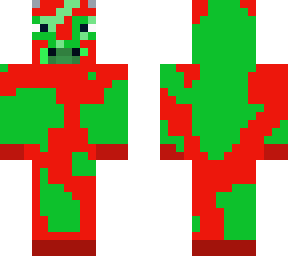 christmas coloured cow
