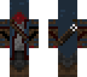 hooded blood man