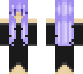purple hair cute emo girl redesign