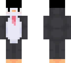 blushing professional penguin pink