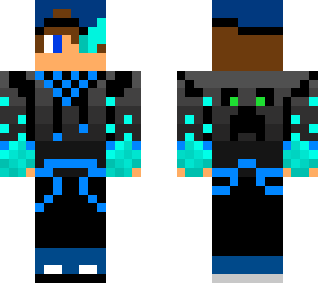 boy with blue jacket and blue fire