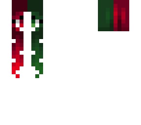 female hb - dark xmas red & green