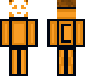 orange mask boy