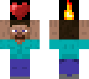steve holding particles