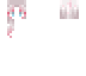 white pink ombre hair