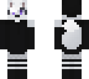 white sheoi black beanie hoodie