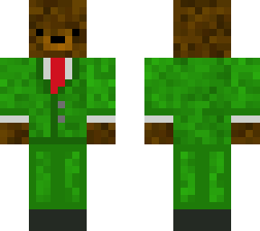 mrbear green suit