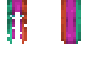 orange, magenta and teal hair base