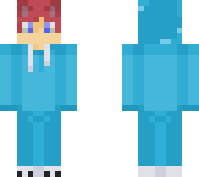 blue hoodie