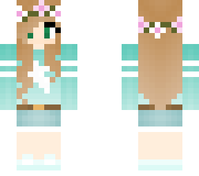 flowercrown girl :3 blonde