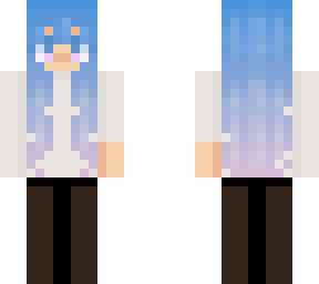 girl with cotton candy hair