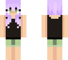 girl with purple hair