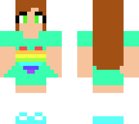girl with teal dress