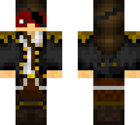 pirate with hair