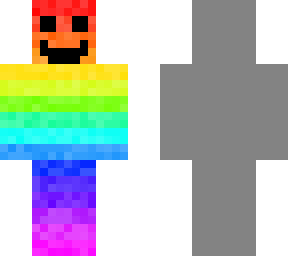 scary rainbow man