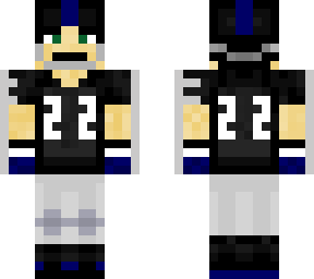 white football player number 22 green eyes super cool