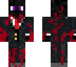 enderman in bloody suit