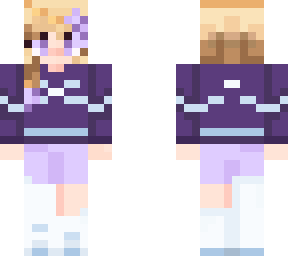 lavender vtuber design (but christmas)