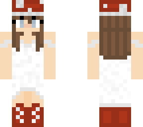 mushroom girl dress