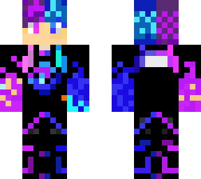 the blue and the purpel