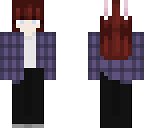 bunny girl with a flannel