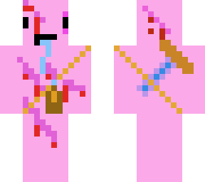 damaged pink dude