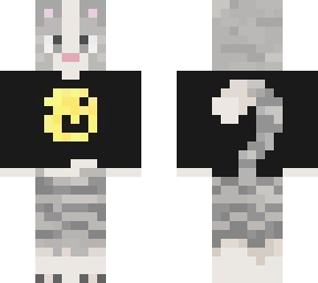 gray cat with smile by marcole218 (edited)