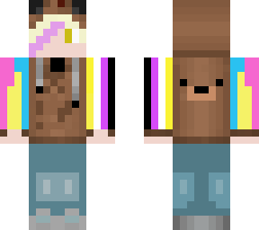 pan and nonbinary teddybear hoodie
