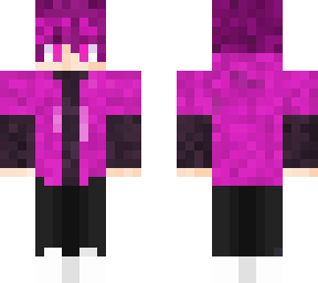 purple hair boy