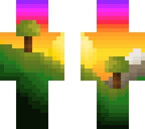 sunset - pixel art