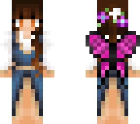cute pink farie girl