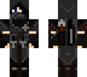 dark ninja, with weapons