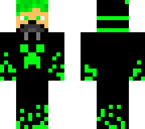 glitch creeper boy green edition