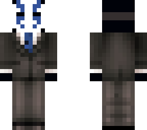 mask and suit blue