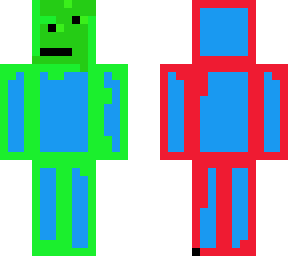 red blue green