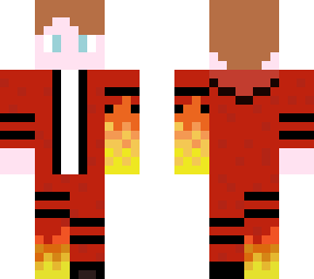 red boy with fire
