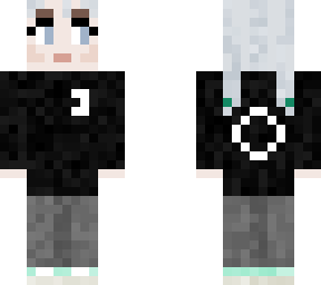 simple skin in my fave hoodie