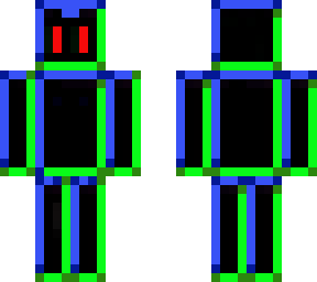 angry blue and green