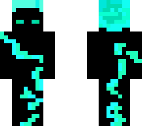 glowing blue-black guy