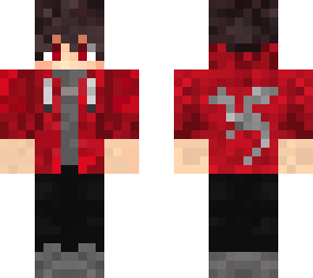 red hoodie