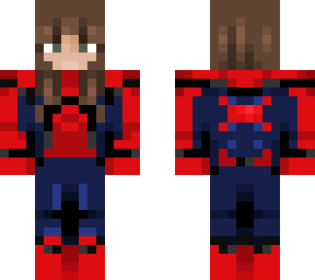 brunette spider-woman